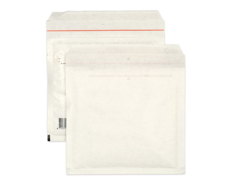 Elco Luftpolstertasche – 170 × 200 mm, weiss, selbstklebend, recyclingfähig