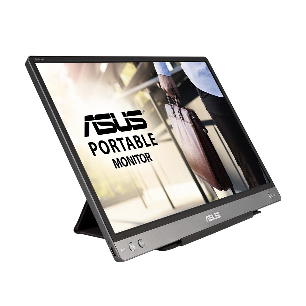 ASUS ZenScreen MB14AC – Portabler Monitor, 14", 1920 × 1080 (Full HD), USB, Grau