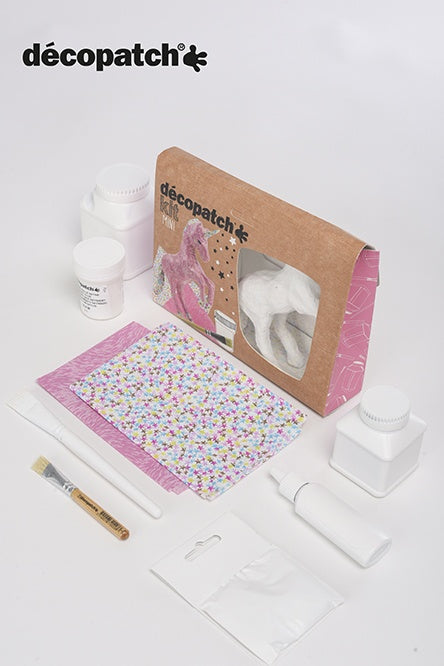 Décopatch Bastelset Einhorn – 5-teilig – ab 5 Jahren