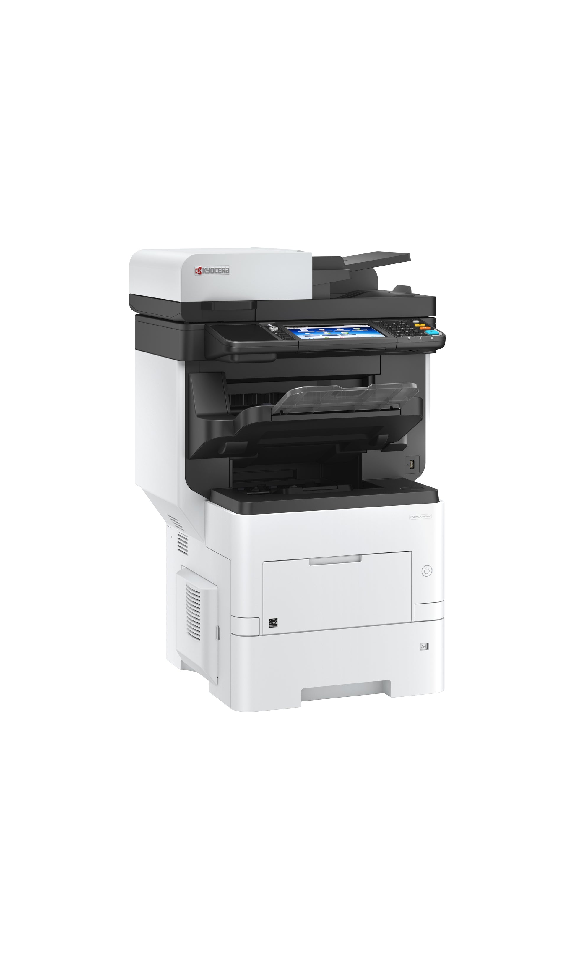 Kyocera M3860idnf – S/W Laser-MFP A4, 4-in-1 – USB – Duplex, Duplex-ADF – 60 ppm S/W