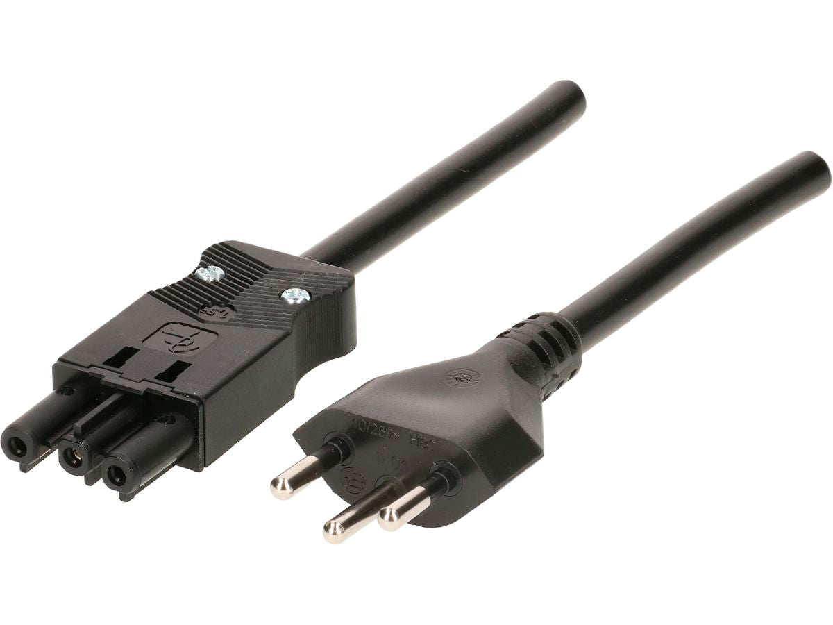 Max Hauri AG Max Hauri Adapterkabel, T12–GST18I3, 1,5 m, 1 mm² – schwarz
