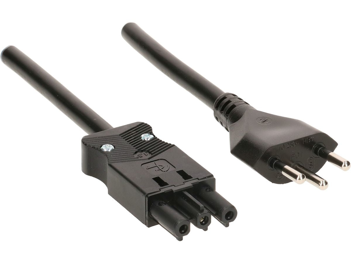 Max Hauri AG Max Hauri Adapterkabel, T12–GST18I3, 1,5 m, 1 mm² – schwarz