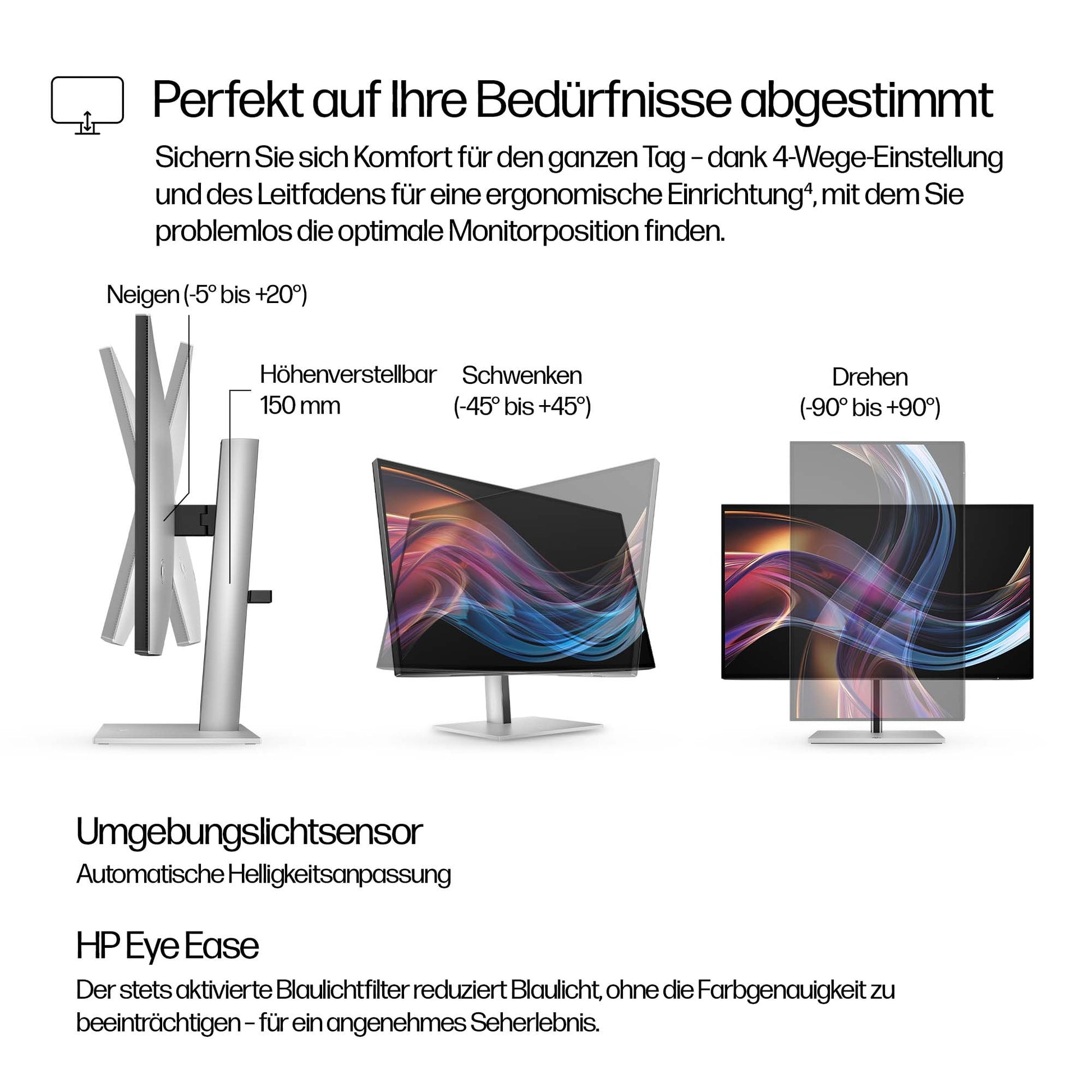 HP 727pk – Monitor, 27", 3840 × 2160 (4K), Thunderbolt 4