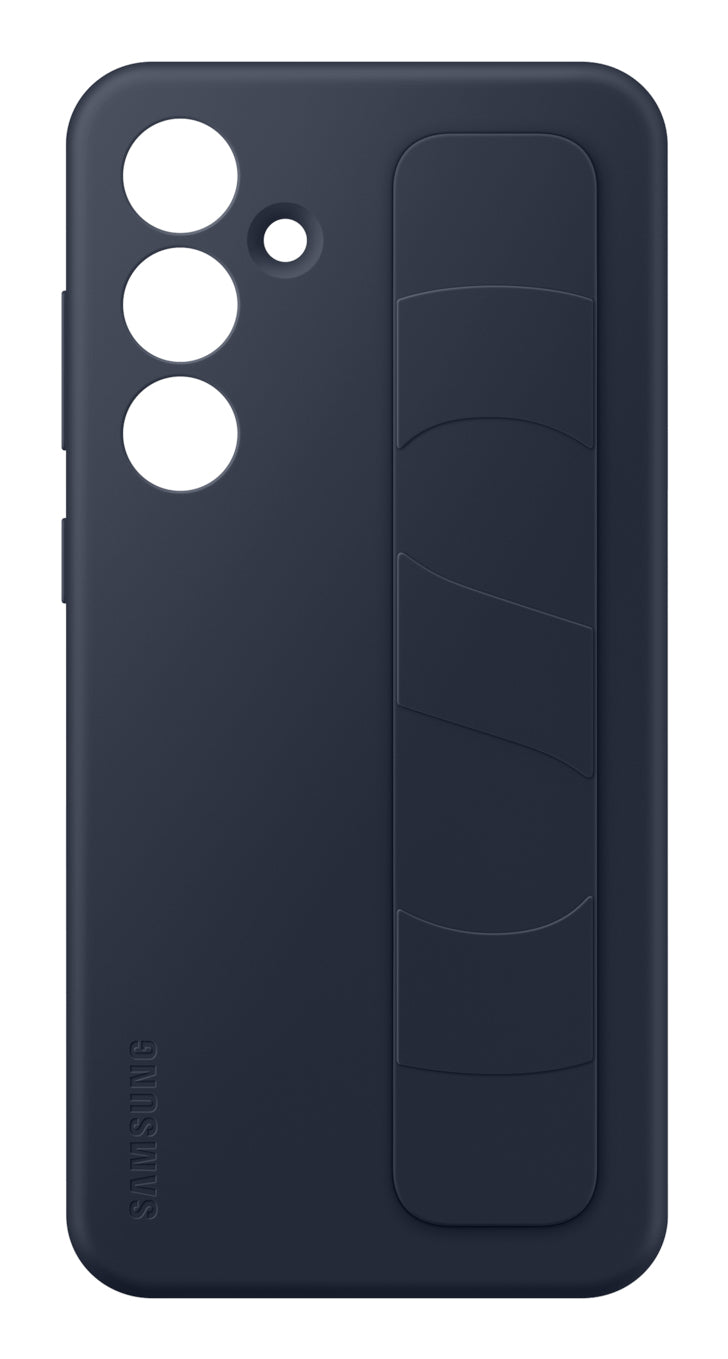 Samsung Backcover – für Samsung Galaxy S24 FE, mit Ständer, Silikon, Schwarz