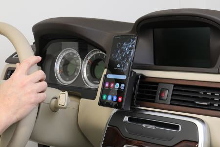 Brodit Auto-Halterung, Schraubbefestigung, 360° drehbar – für Samsung Galaxy S20 Ultra 5G – Schwarz