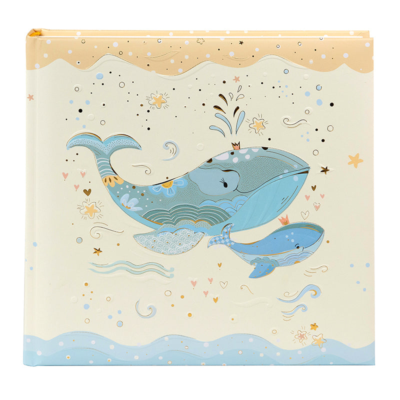 Goldbuch Babytagebuch Blue Whale – 100 Seiten – 245 × 225 mm – gebunden, mehrfarbig