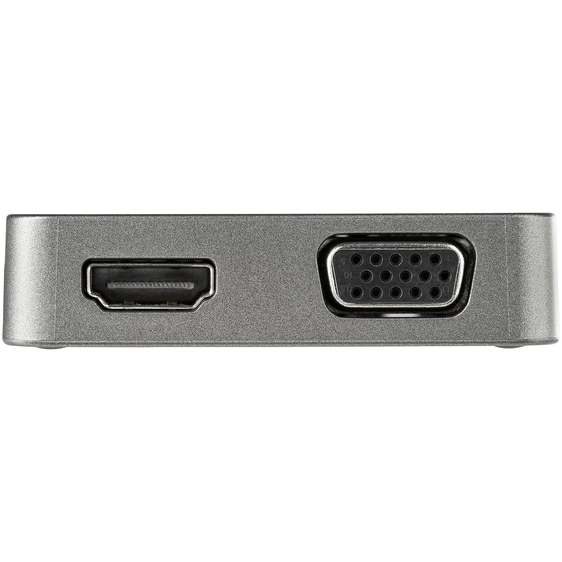 StarTech.com Multiport-Adapter – USB-C, 1× HDMI, 1× VGA, 1× USB-A, GbE, für Windows/Mac/ChromeOS