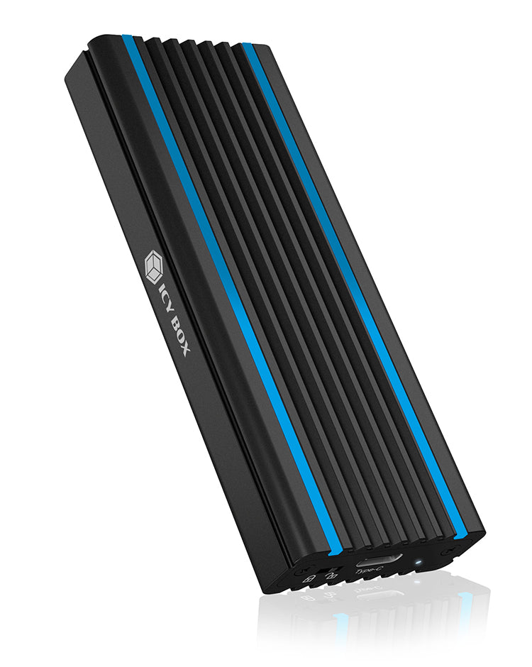 ICY BOX IB-1824ML-C31 – 1-Bay M.2-SSD-Gehäuse – NVMe PCIe 3.0, USB 3.2 Gen 2 (10 Gbit/s)