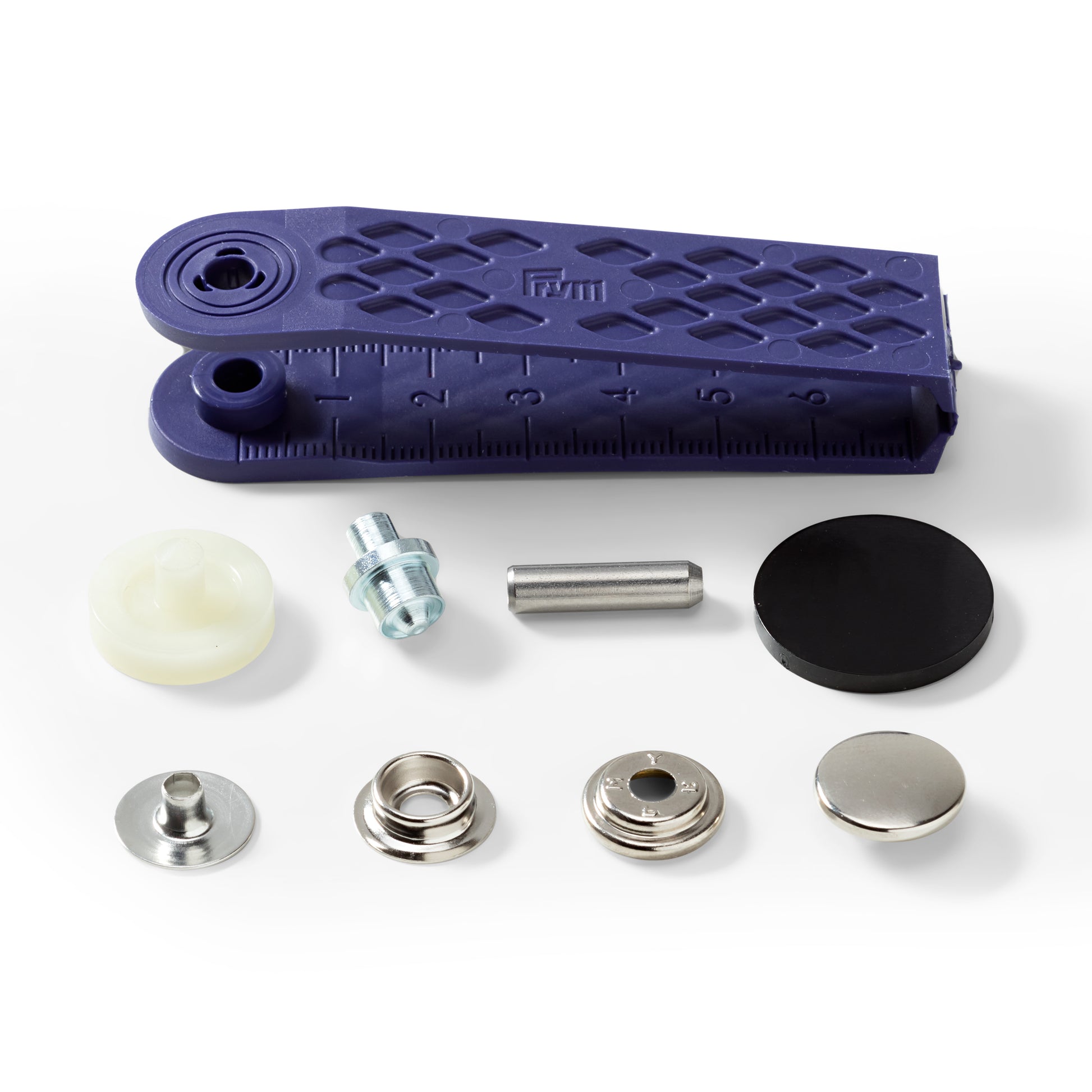 Prym Ösen Ø 15 mm – Metall, brüniert, schwarz, 10 Stück