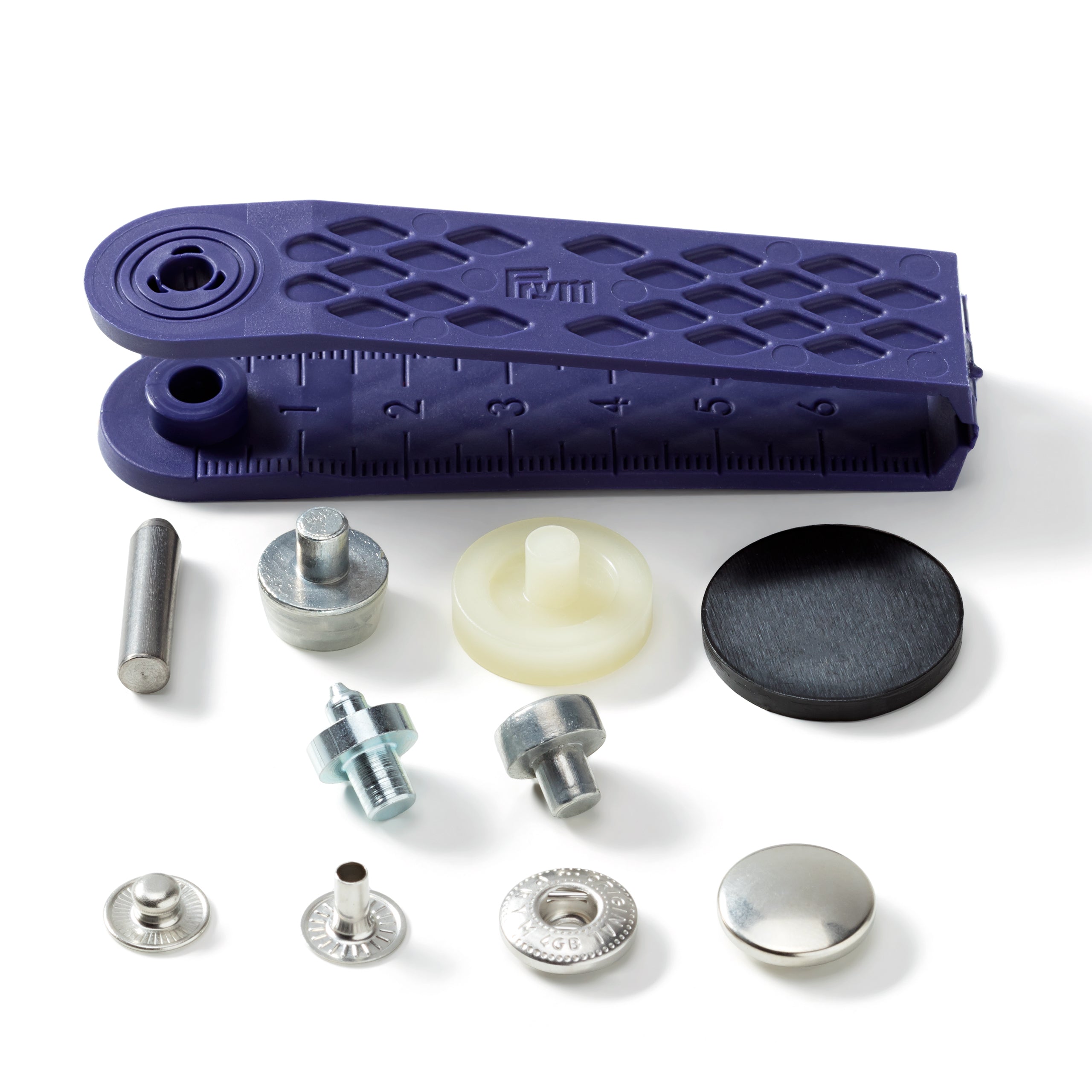 Prym Ösen Ø 15 mm – Metall, Silber, 10 Stück