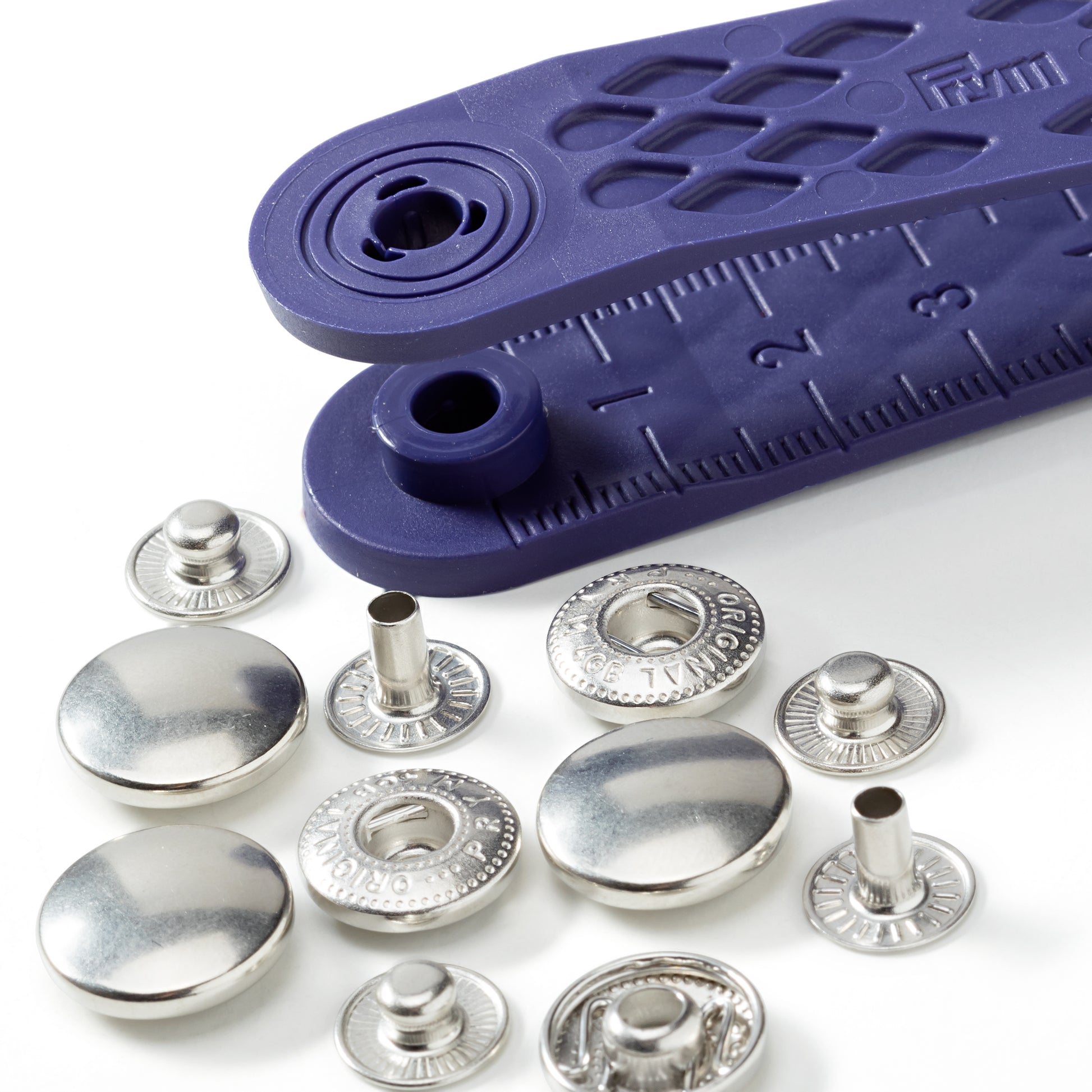 Prym Ösen Ø 15 mm – Metall, Silber, 10 Stück