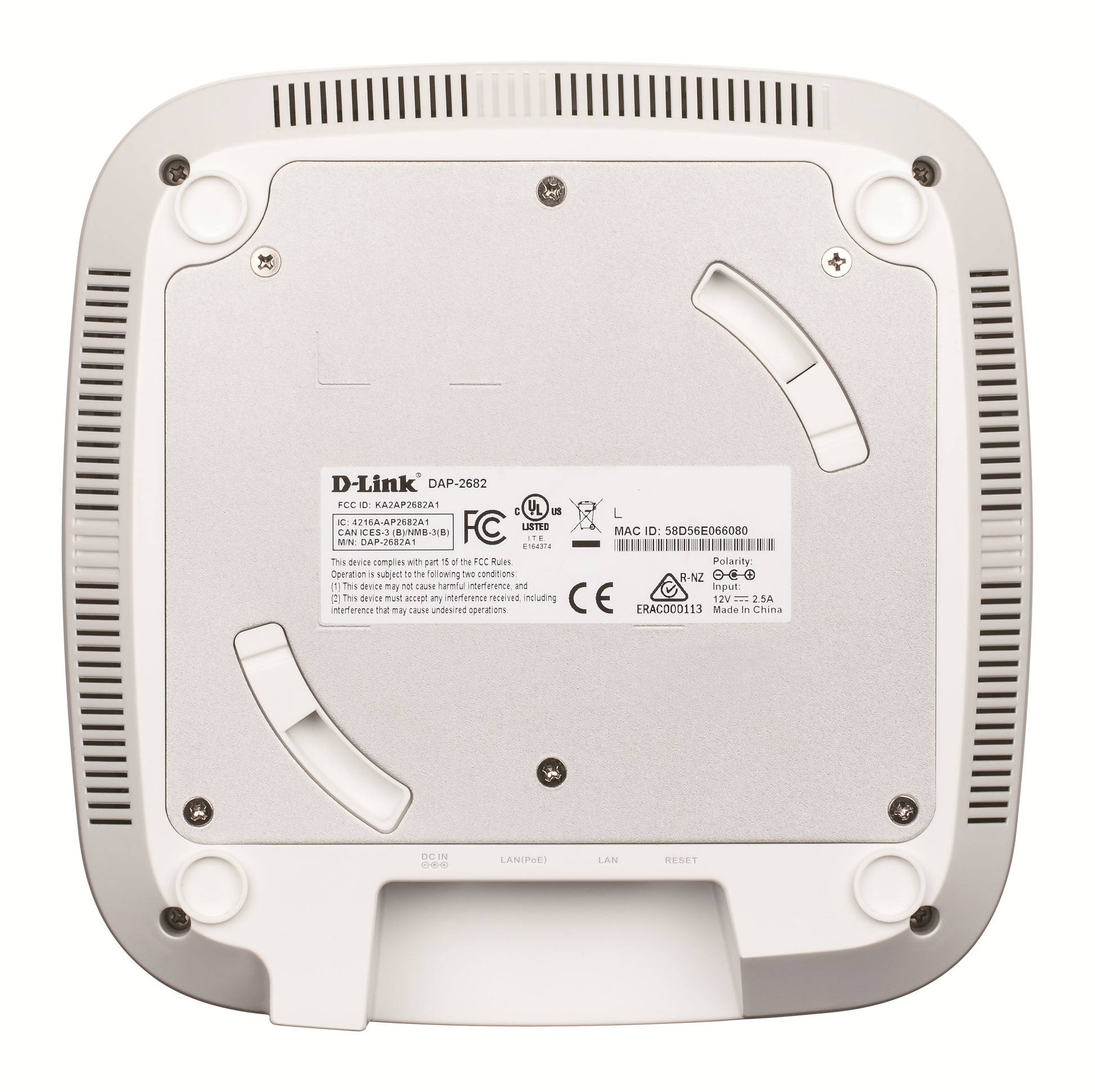 D-Link DAP-2682 – Access Point – Wi-Fi 5 (2,4/5 GHz), 2,3 Gbit/s, GbE, PoE, Wand/Decke