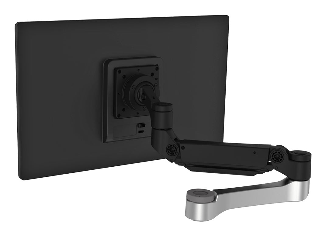 R-Go Tools CAPARO4 D2 Extra – Zubehör: Arm-Modul – für CAPARO4 Monitorarm, 3–9 kg, schwarz/silber