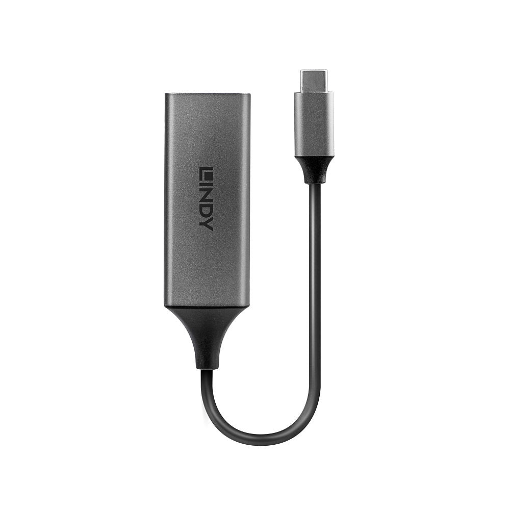Lindy 43299 USB-C zu Gigabit-Ethernet Adapter – USB 3.2 (5 Gbit/s), RJ-45