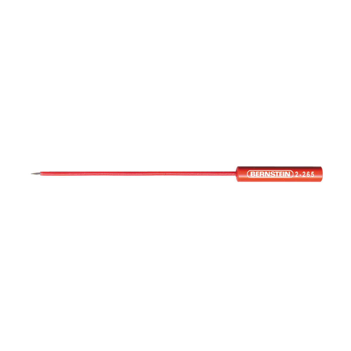 Bernstein Prüfspitze – Rot, 155 mm, Stahl, max. 30 V DC