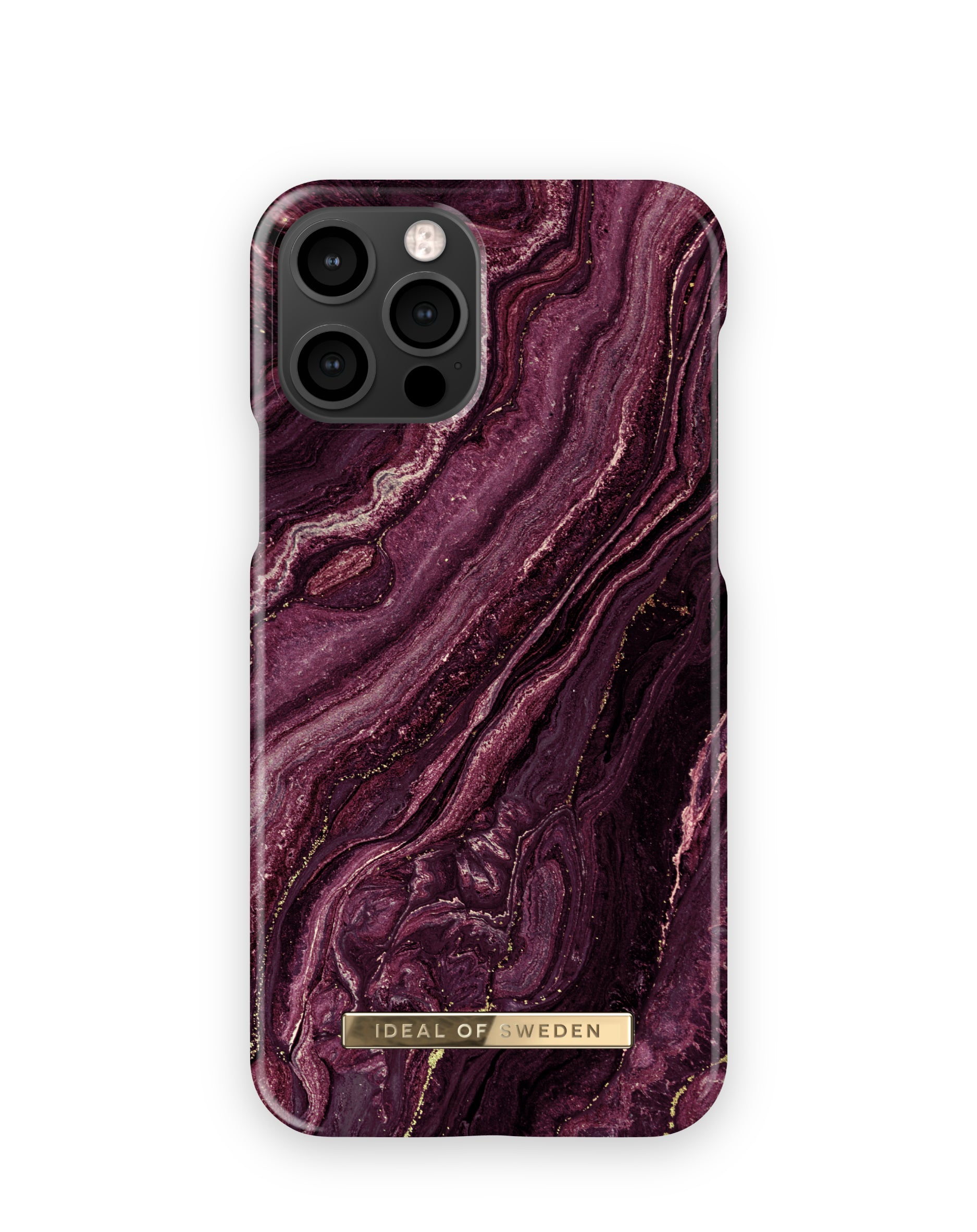 Ideal of Sweden – Backcover – für Apple iPhone 12/12 Pro – Golden Pearl Marble – PC