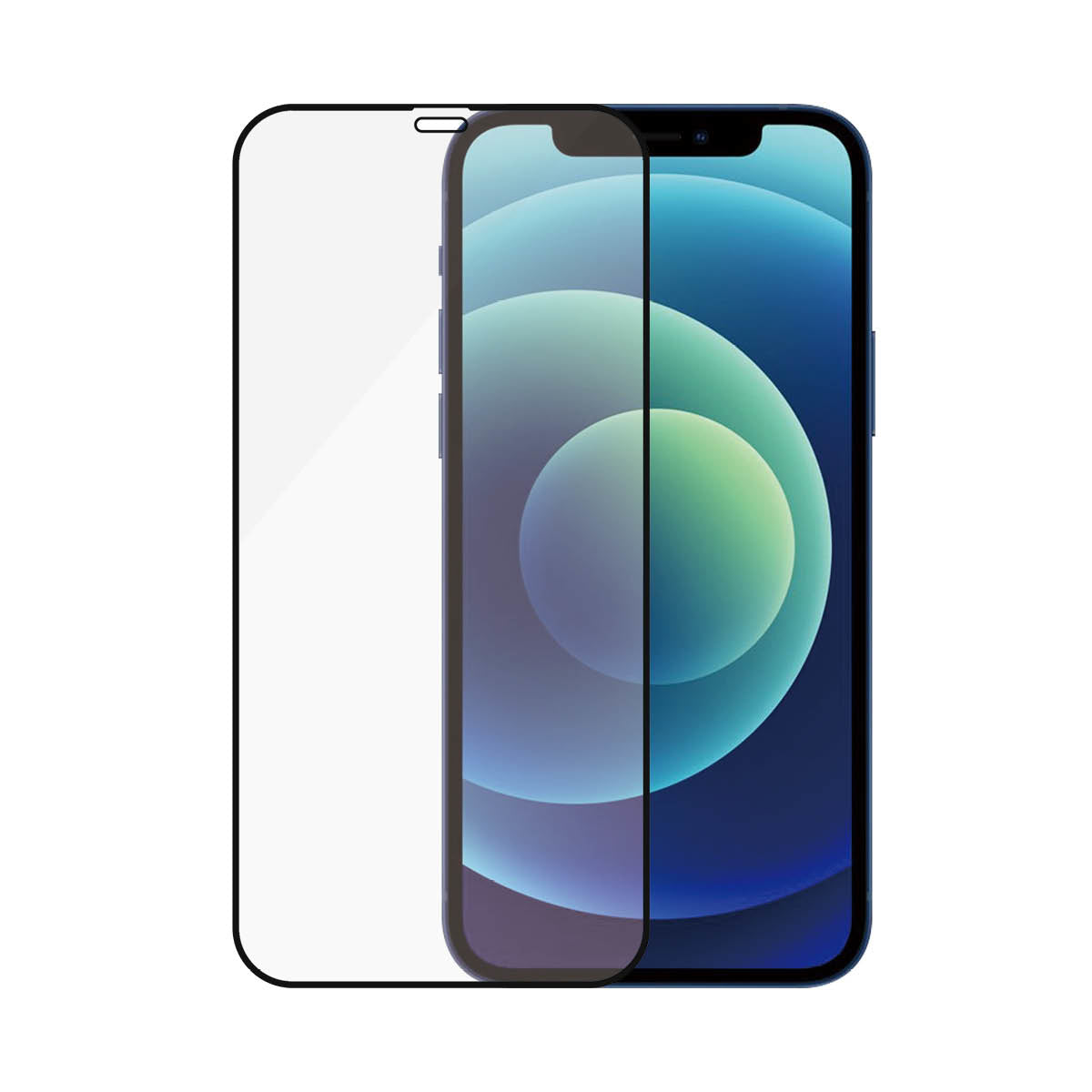 PanzerGlass Displayschutz (Panzerglas), Edge-to-Edge – für iPhone 12 Mini