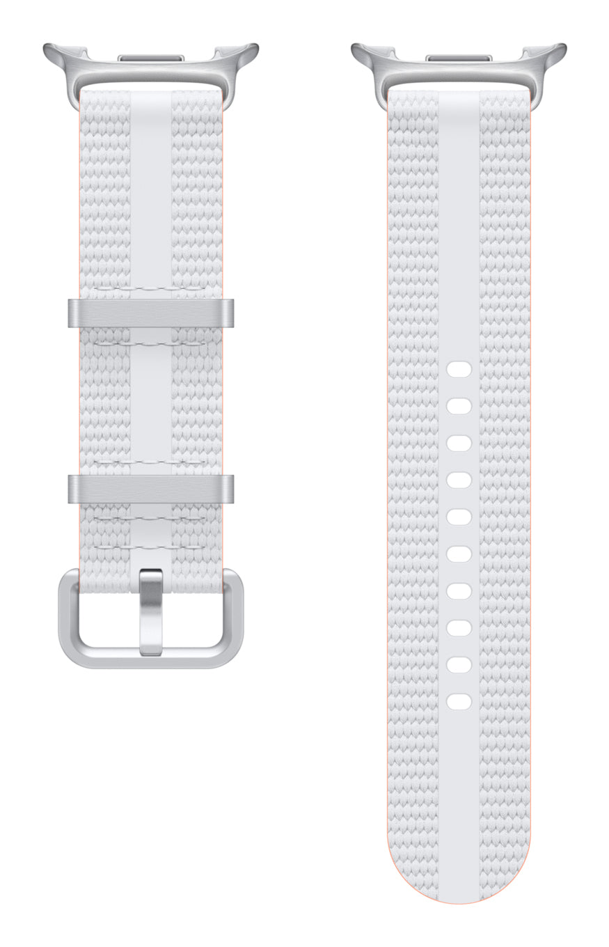 Samsung Watch 8 Athleisure – Armband – für Samsung Watch 8, Weiss, S/M, Nylon