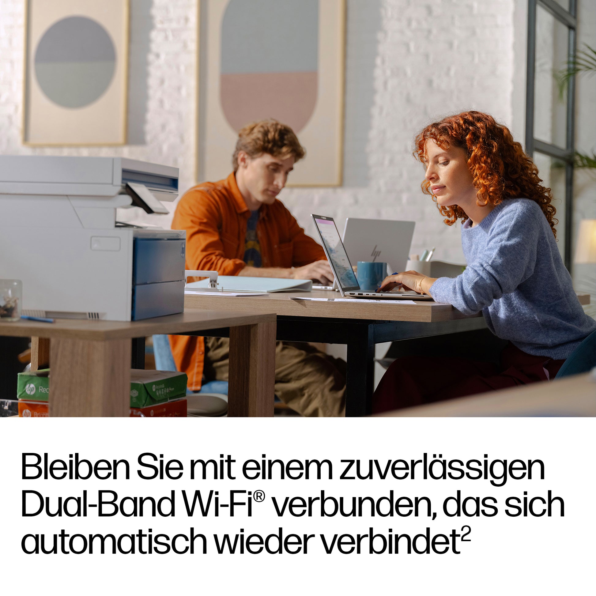 HP Laserjet Pro 4113Dwg Schwarz – SW Laser-Multifunktionsdrucker, A4, 3-in-1, Duplex, WLAN/LAN, Touchscreen