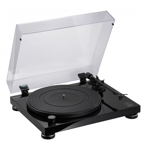 Audio-Technica AT-LPW50PB – Plattenspieler – Riemenantrieb, Phono-Vorverstärker, 33⅓/45 U/min – Schwarz