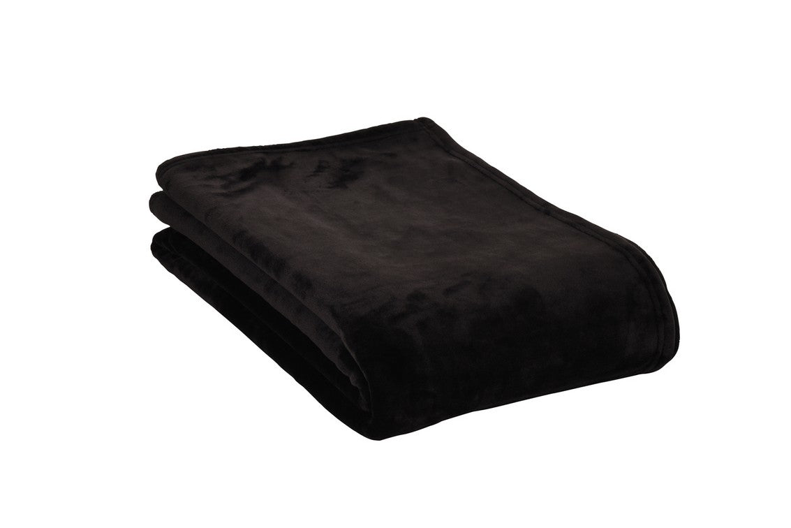 Eskimo Wohndecke – 150 × 200 cm, Polyester, Schwarz