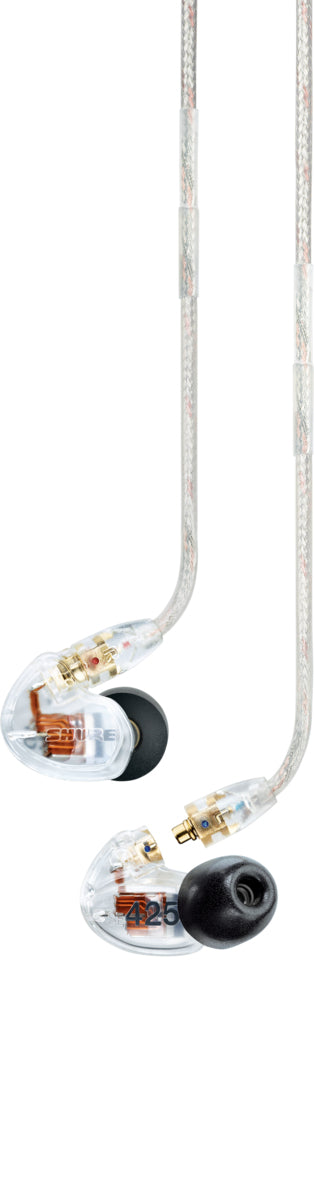 Shure SE425-CL – In-Ear Kopfhörer – geschlossen, kabelgebunden – transparent