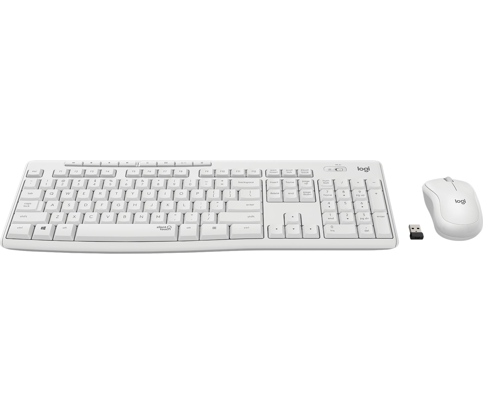 Logitech MK295 – Tastatur, kabellos (2,4 GHz), Fullsize (mit Ziffernblock) – für Windows & ChromeOS