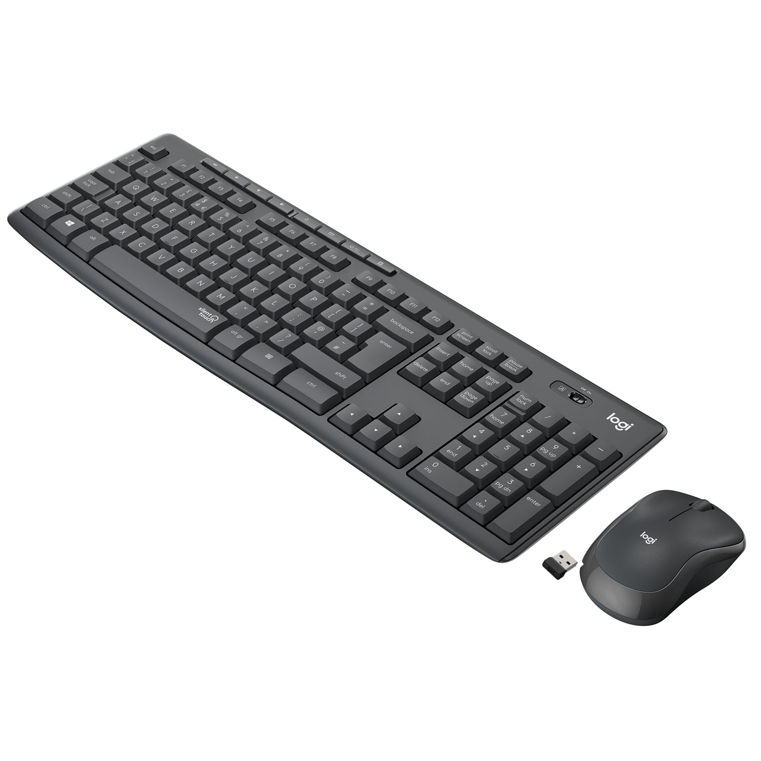 Logitech MK295 – Tastatur, kabellos (2,4 GHz), IT-Layout (IT) – für Windows & ChromeOS
