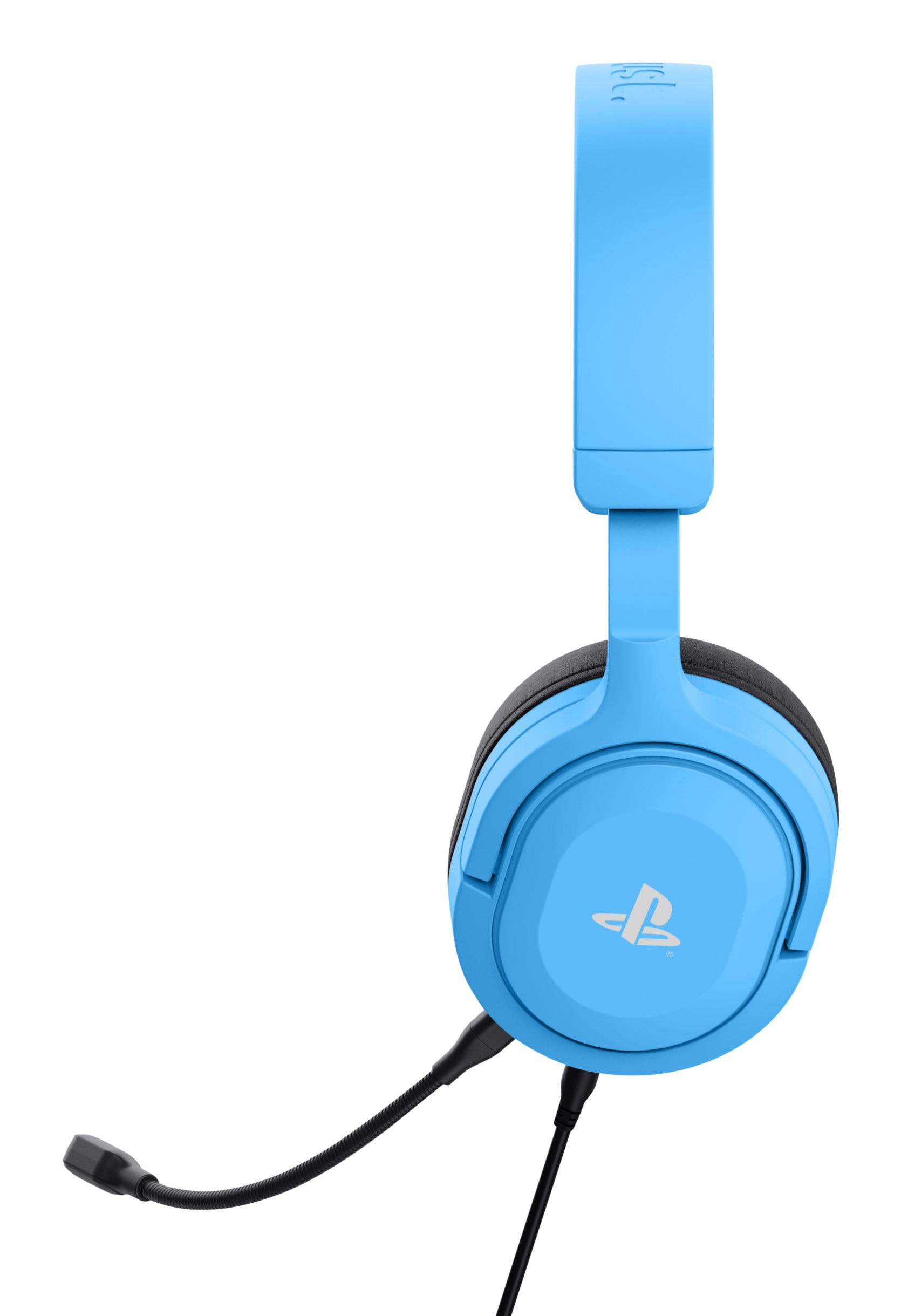 Trust GXT498B Forta Gaming-Headset – Over-Ear, Stereo, 3,5 mm Klinke, für PS5, PS4 und andere, Blau