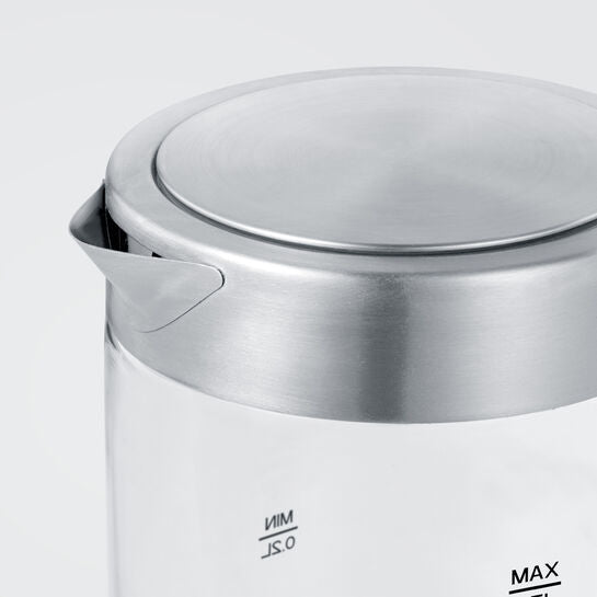 Severin Wasserkocher – 0,5 l, Glas/Edelstahl, WK3472