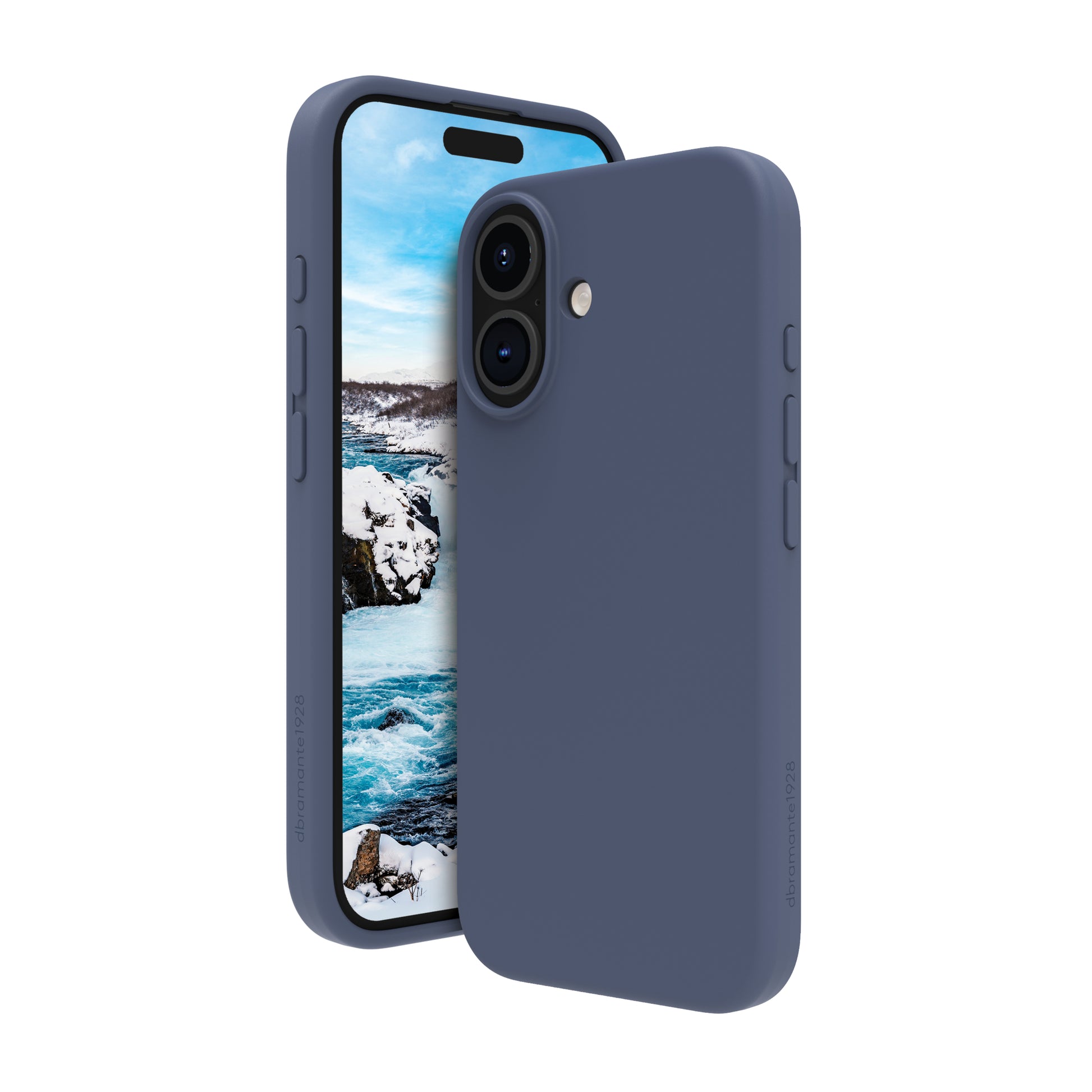 dbramante1928 Monaco Backcover – für Apple iPhone 16 Plus – MagSafe, Kunststoff+Silikon, Pacific Blue