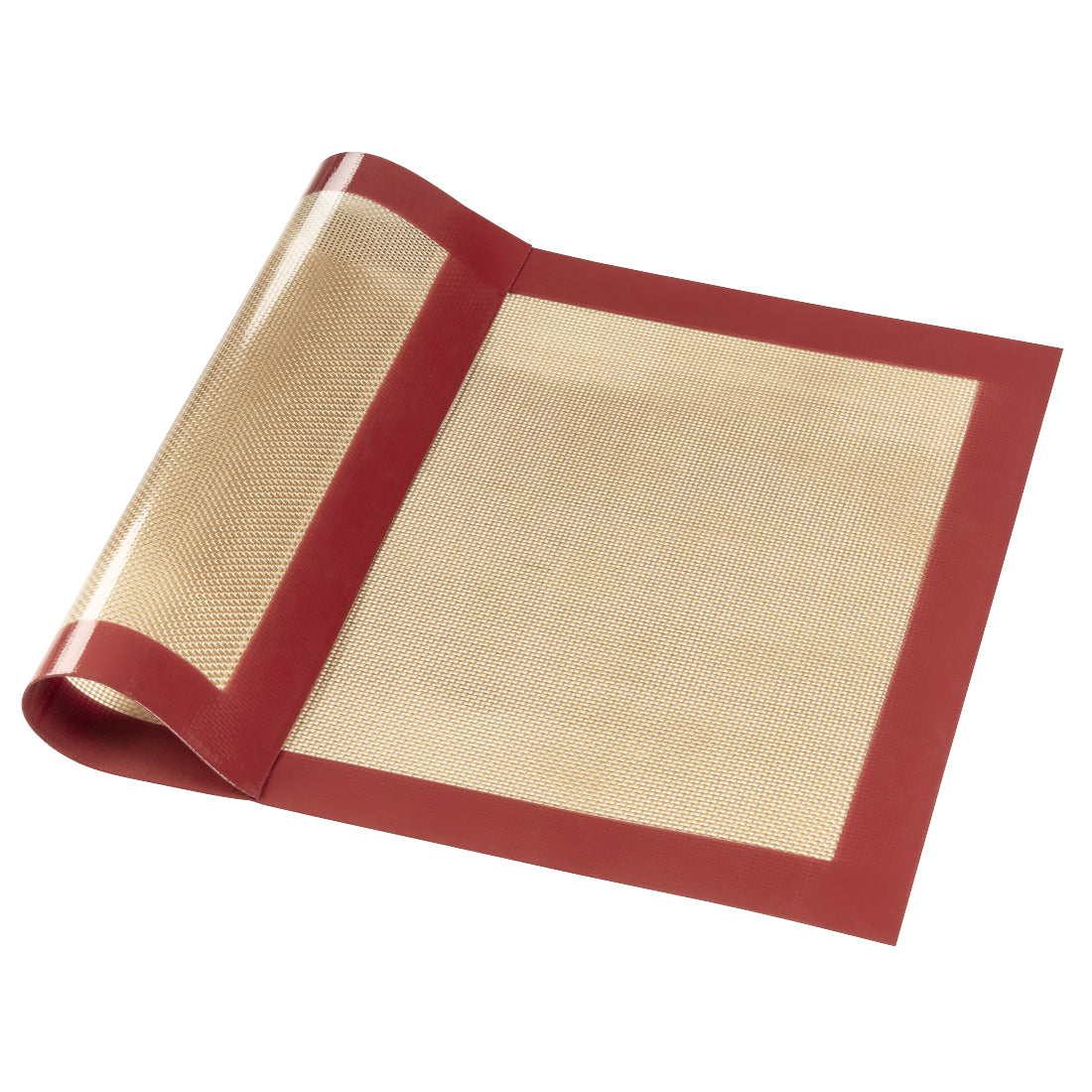 Xavax Backmatte 30 × 40 cm, Silikon, Braun/Rot