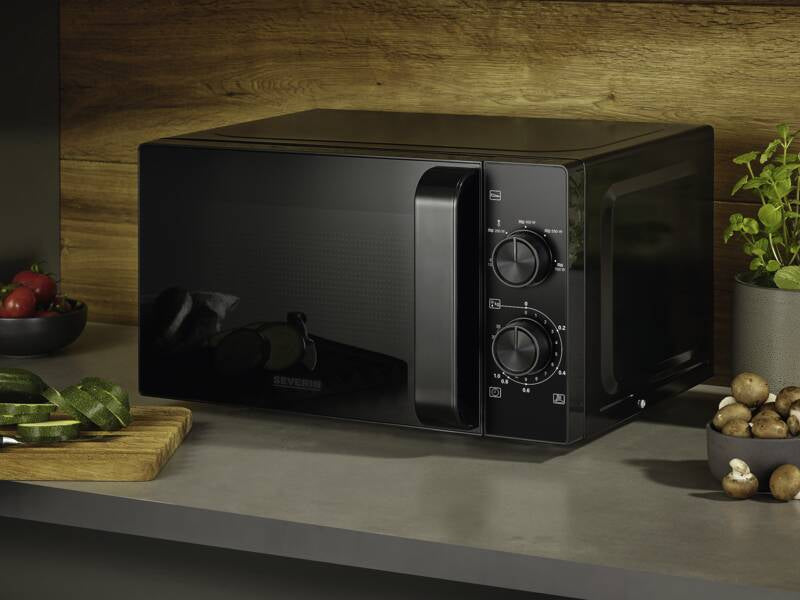Severin Mikrowelle MW7790 – 20 l, 700 W – schwarz