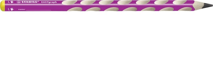 STABILO EASYgraph Bleistifte HB, dreikantig – 6er-Set