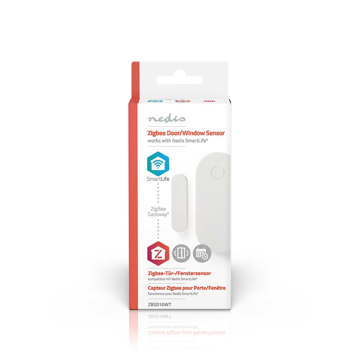 Nedis Sensor – Tür-/Fenstersensor, Zigbee, 30 m Reichweite – für Nedis SmartLife