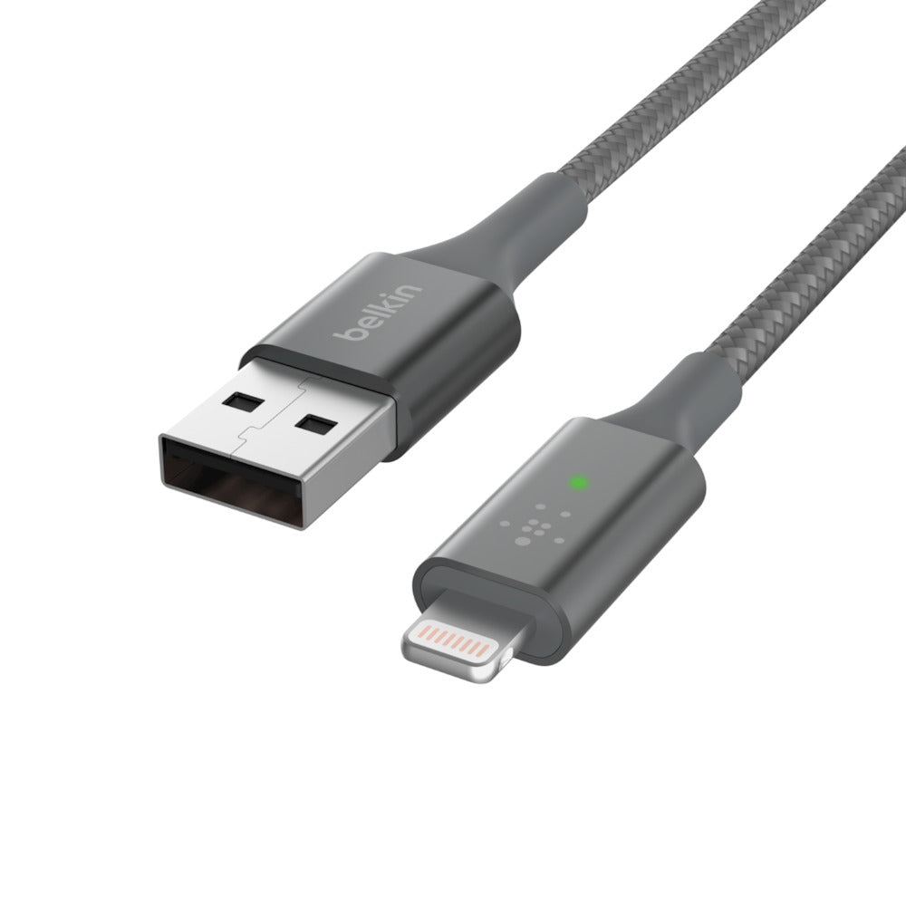 Belkin USB-A auf Lightning Kabel, 1,2 m, Grau