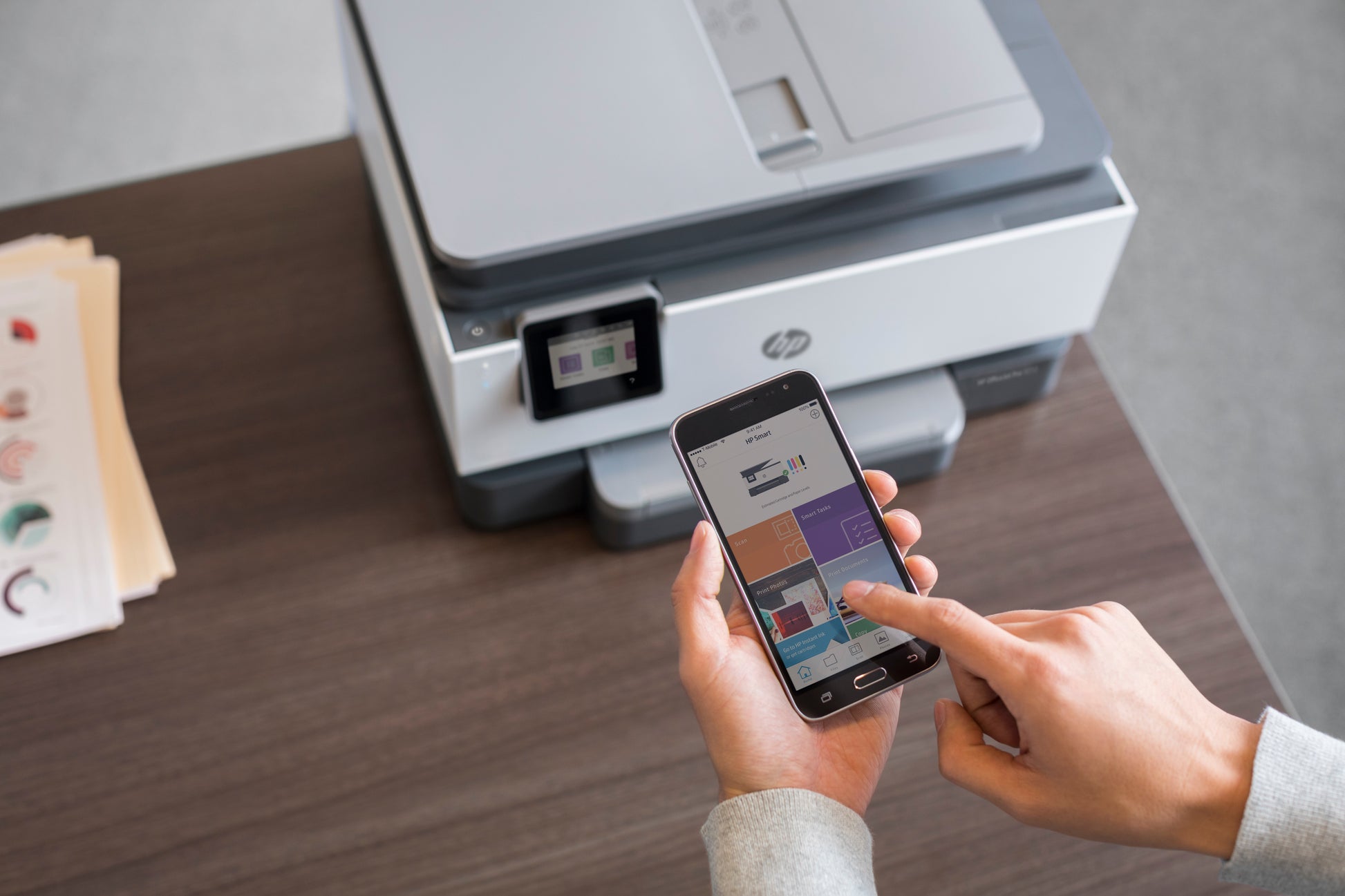HP OfficeJet Pro 9016 – Farbtintenstrahl-Multifunktionsdrucker, A4, 4-in-1, Duplex, ADF, WLAN/LAN, AirPrint