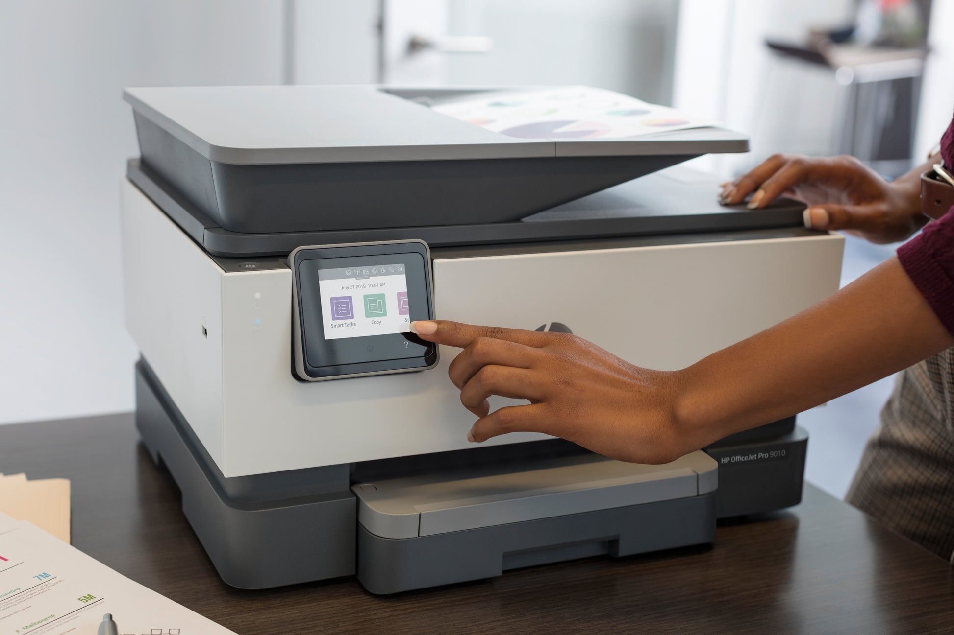 HP OfficeJet Pro 9016 – Farbtintenstrahl-Multifunktionsdrucker, A4, 4-in-1, Duplex, ADF, WLAN/LAN, AirPrint