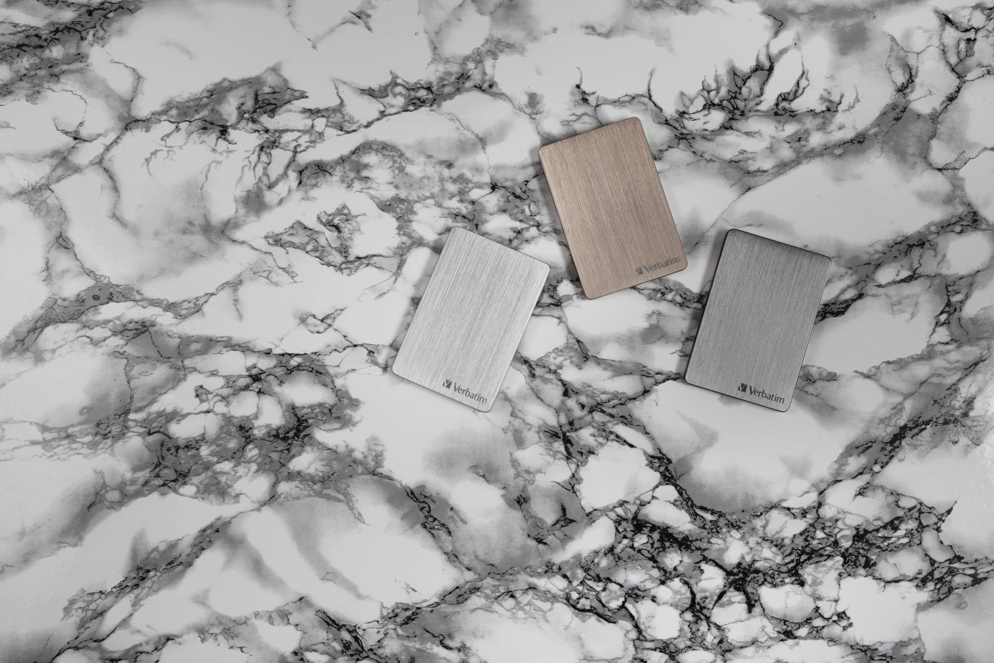 Verbatim Store'n'Go ALU Slim 2,5" – 1 TB, USB-C 3,2 Gen 1 (5 Gbit/s), Aluminium, für Windows und macOS