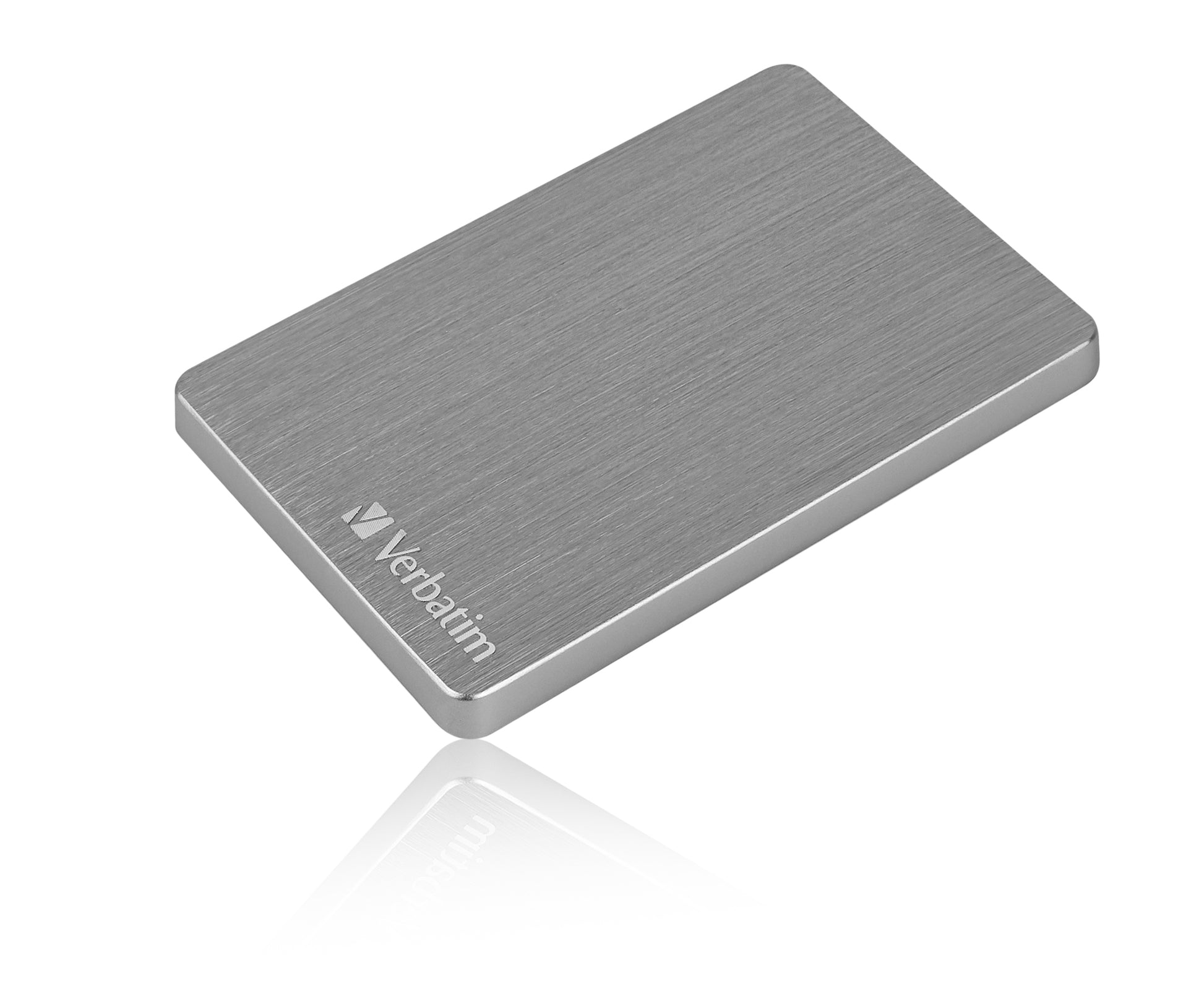 Verbatim Store'n'Go ALU Slim 2,5" – 1 TB, USB-C 3,2 Gen 1 (5 Gbit/s), Aluminium, für Windows und macOS