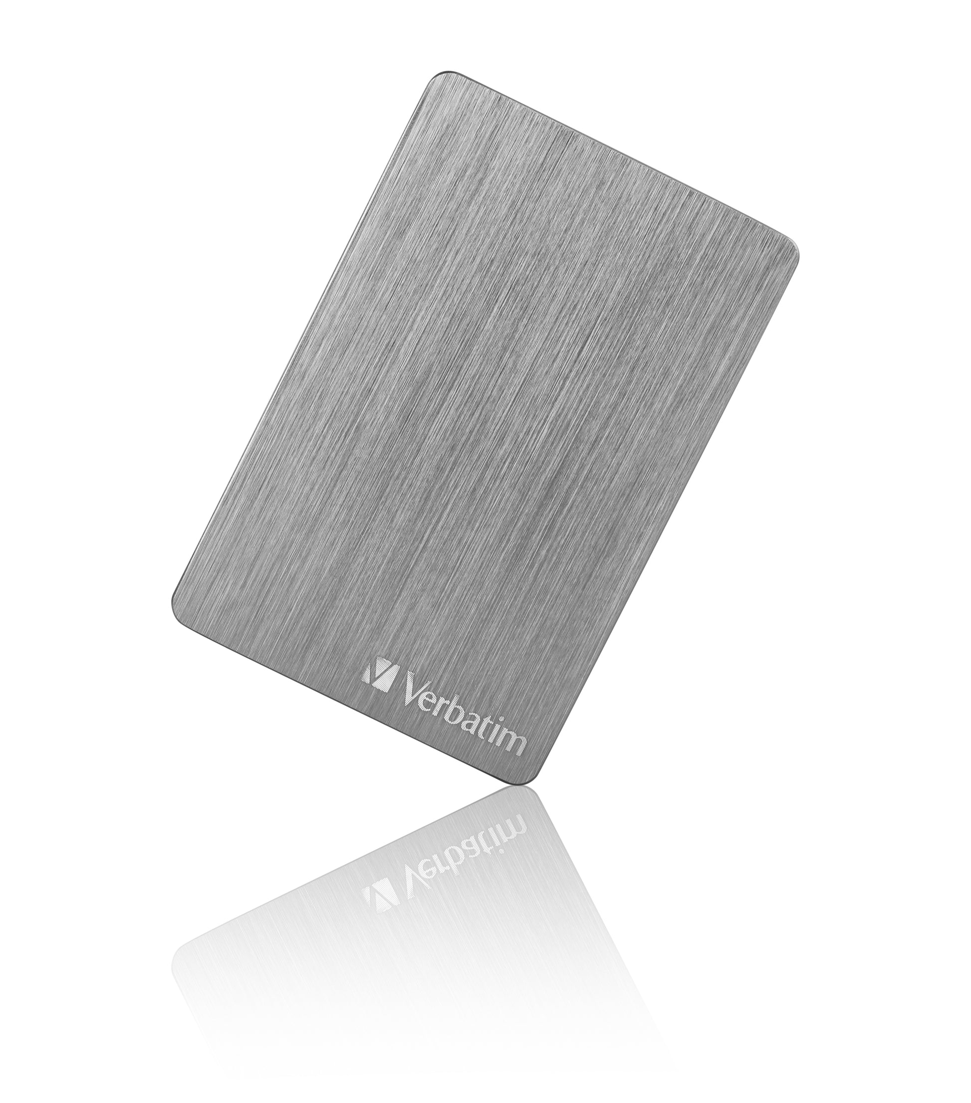 Verbatim Store'n'Go ALU Slim 2,5" – 1 TB, USB-C 3,2 Gen 1 (5 Gbit/s), Aluminium, für Windows und macOS