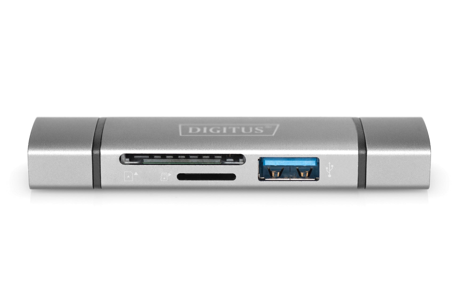Digitus USB-Hub – USB-C, SD/microSD, für Windows/Mac/Android