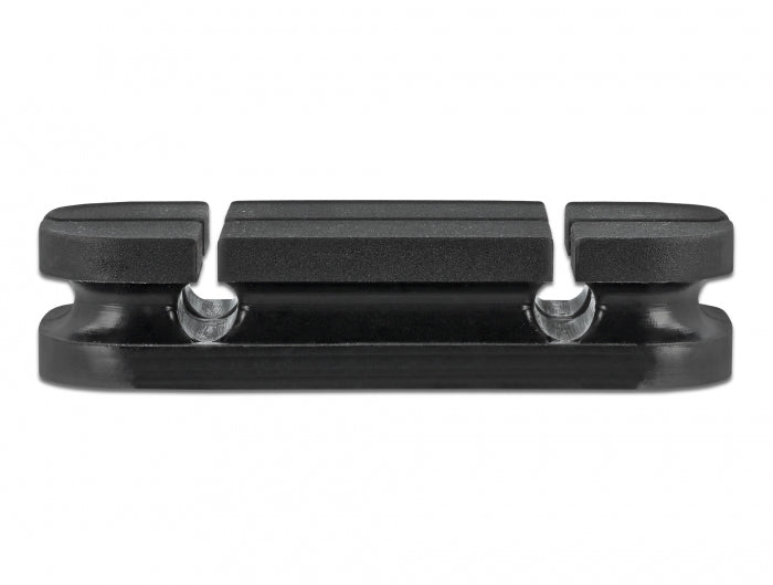 DeLOCK Kabelhalter, selbstklebend, Ø bis 5 mm, 3er-Pack – schwarz