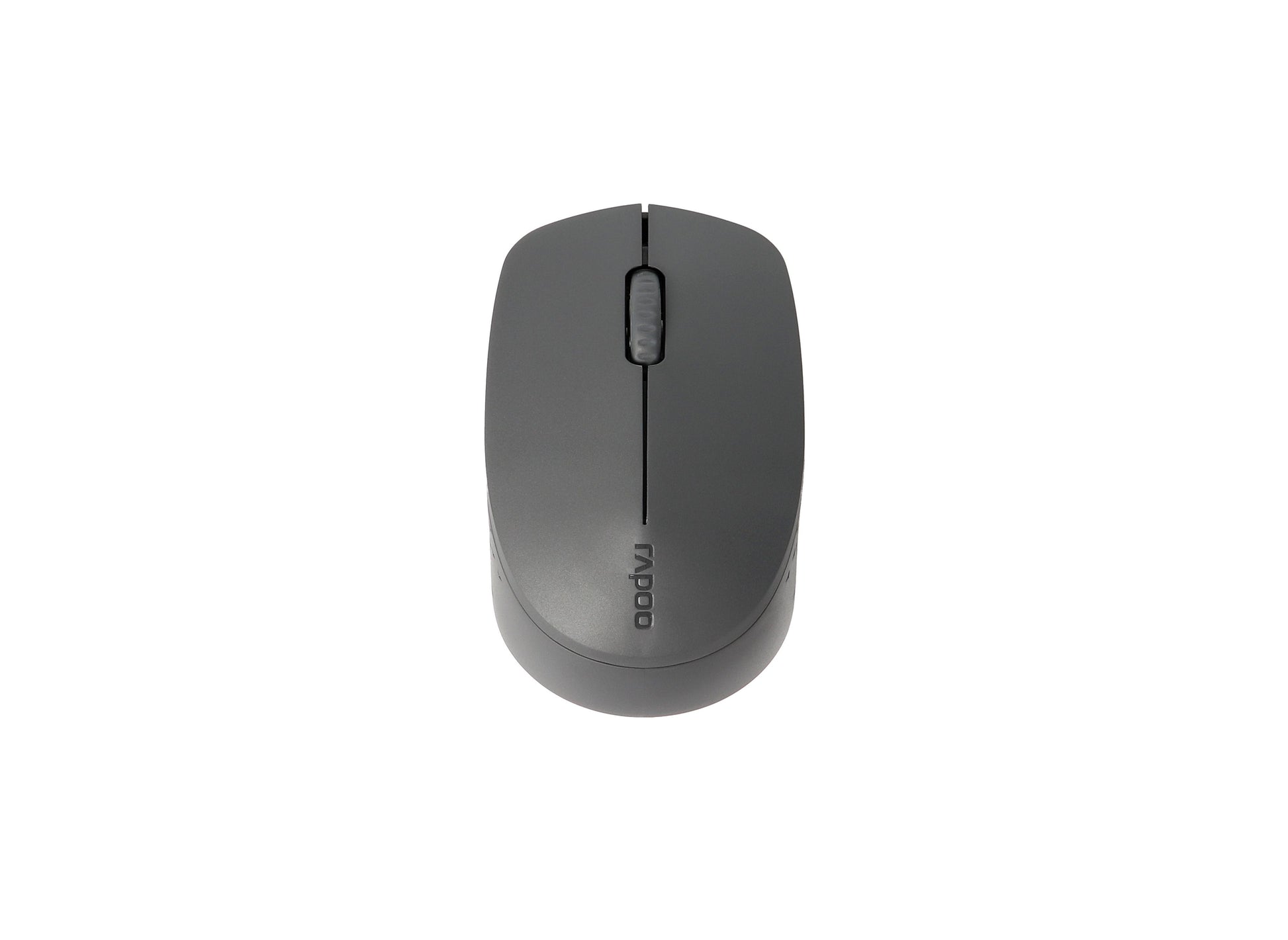 Rapoo M100 Mobile Maus – kabellos, Bluetooth + 2,4 GHz, beidhändig, Silent-Tasten, grau/schwarz