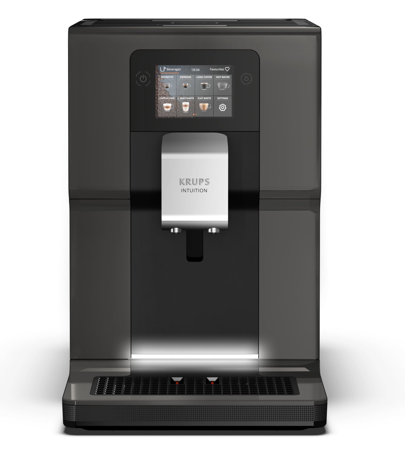 Krups Intuition Preference EA872B10 Kaffeevollautomat – 3 l, 250 g Bohnenbehälter, One-Touch Cappuccino-System