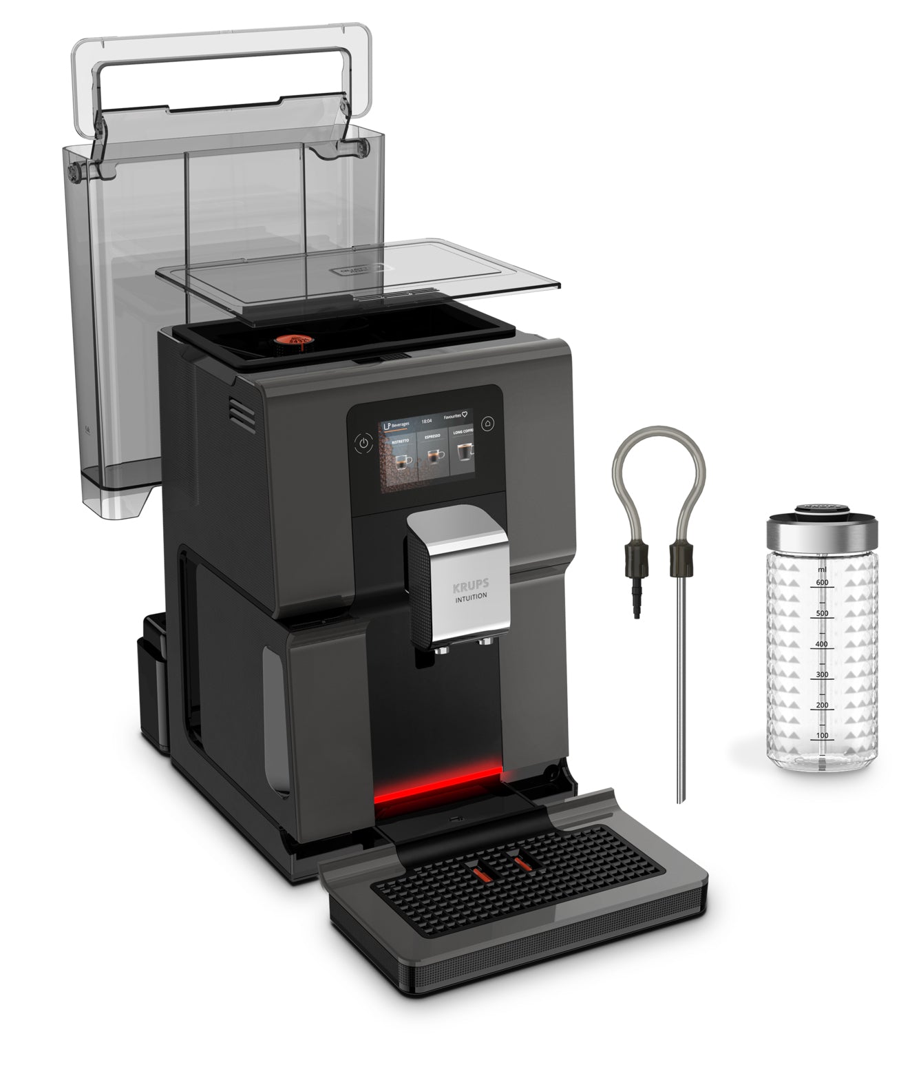Krups EA872B Kaffeevollautomat – 3 l, 250 g, Schwarz