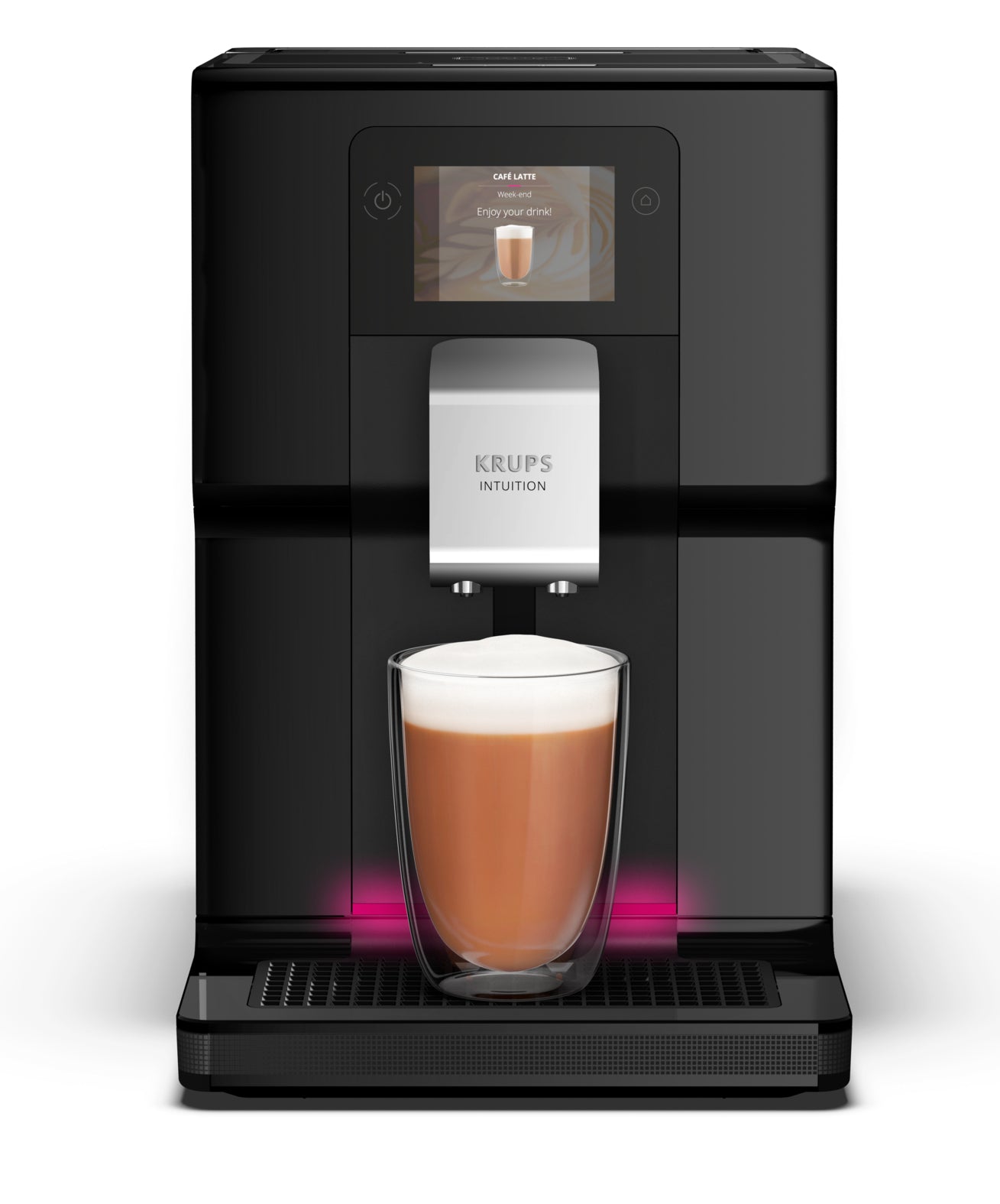 Krups EA873810 Kaffeevollautomat – 3 l, One Touch Cappuccino-System, schwarz, 40,5 × 36,5 × 24,5 cm