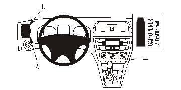 Brodit ProClip – Auto-Halterung – für Skoda Octavia II (2005–2013) – Schwarz