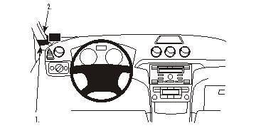 Brodit ProClip – Auto-Halterung – Schwarz