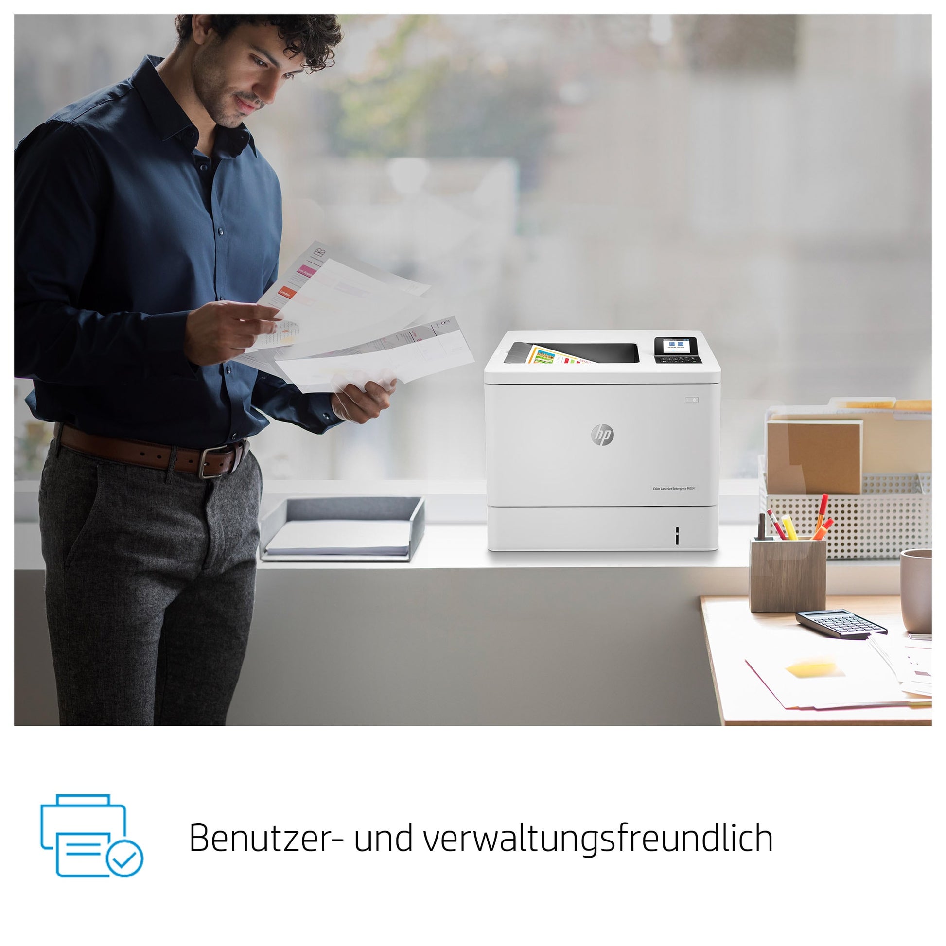 HP LaserJet Enterprise M554 dn – A4, Farbe, Duplex, 1200 × 1200 dpi
